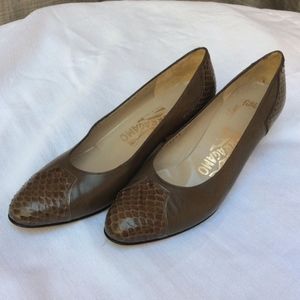 Salvatore Ferragamo Taupe  Shoe